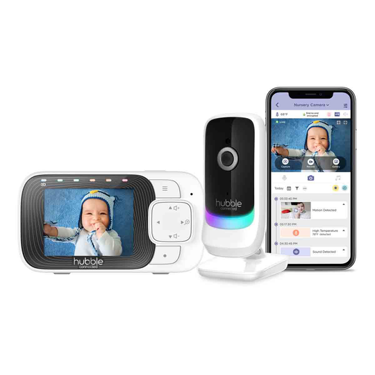 Hubble Connected 2.8" Video Baby Monitor Deluxe