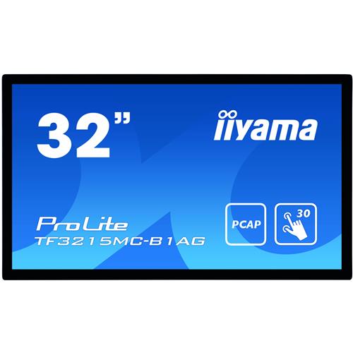 iiyama ProLite TF3215MC-B1AG touch screen monitor 81.3 cm (32") 1920 x 1080 pixels Black Single-touch Kiosk