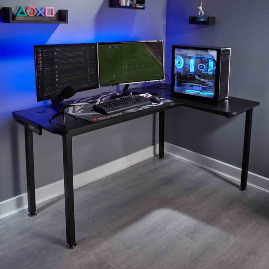 X Rocker Panther Xl Corner (right) Esports Gaming Desk
