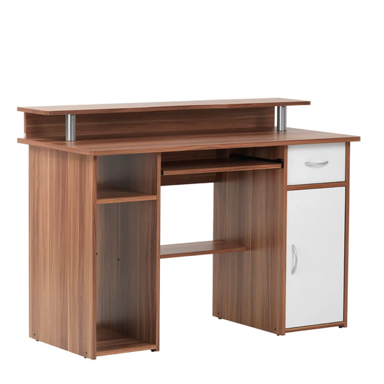 Alphason Albany Office Desk - Walnut