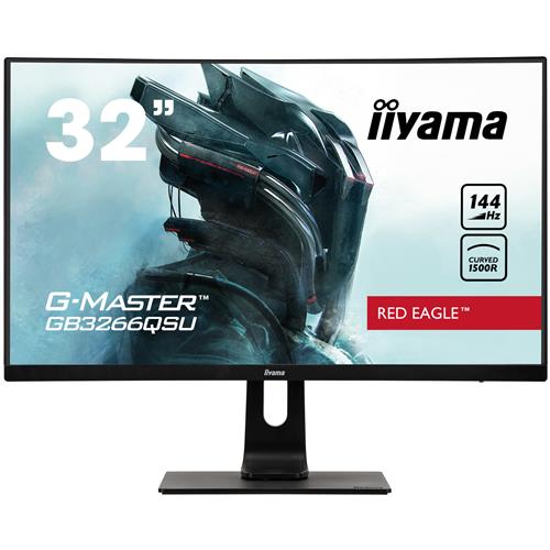 iiyama G-MASTER GB3266QSU-B1 LED display 81.3 cm (32") 2560 x 1440 pixels Quad HD Black