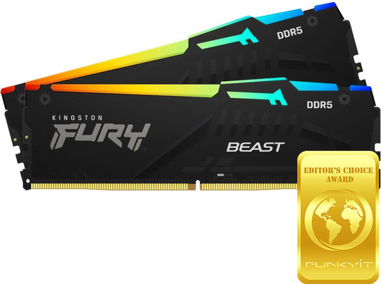 Kingston Fury Beast Rgb 16GB (2x 8GB) 4800MHz Ram