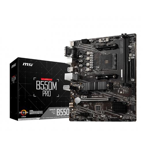 MSI B550M PRO motherboard AMD B550 Socket AM4 micro ATX