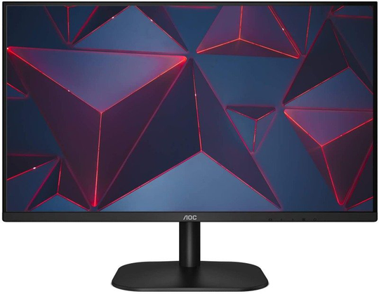 EXDISPLAY AOC 24B2XDAM - 24 Inch FHD Monitor 75Hz VA 4ms Speakers Flicker Free Frameless Design (1920 x 1080 @ 75Hz HDMI/VGA/ DVI)