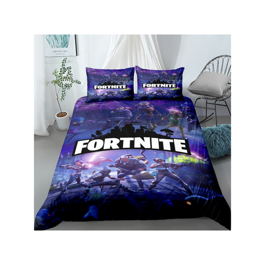 (Style 03, Single) Fortnite Bedding Single Double Duvet Cover UK