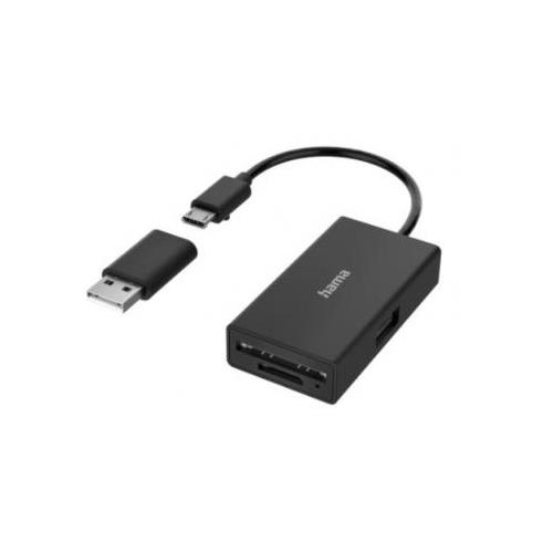 Hama 00200125 card reader USB 2.0/Micro-USB Black