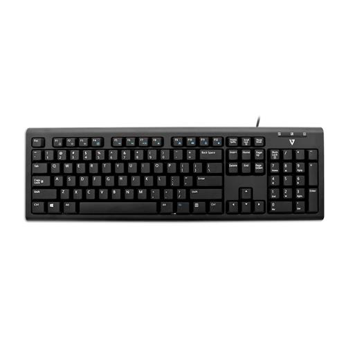 V7 USB/PS2 Wired Keyboard US