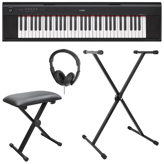 Yamaha Piaggero NP12 Keyboard Package - Black