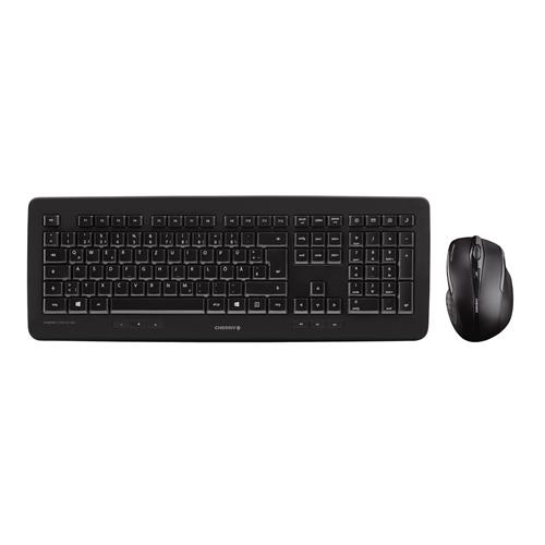 CHERRY DW 5100 Wireless Keyboard & Mouse Set Black USB (UK)