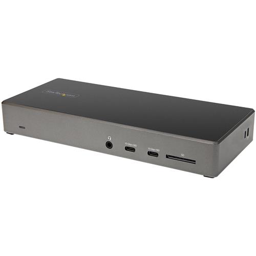 StarTech.com USB C Dock - Triple 4K Monitor USB Type-C Docking Station - 100W Power Delivery - DP 1.4 Alt Mode & DSC 2x DisplayPort 1.4/HDMI 2.0 - 6xUSB (2x 10Gbps) - Windows/Chrome