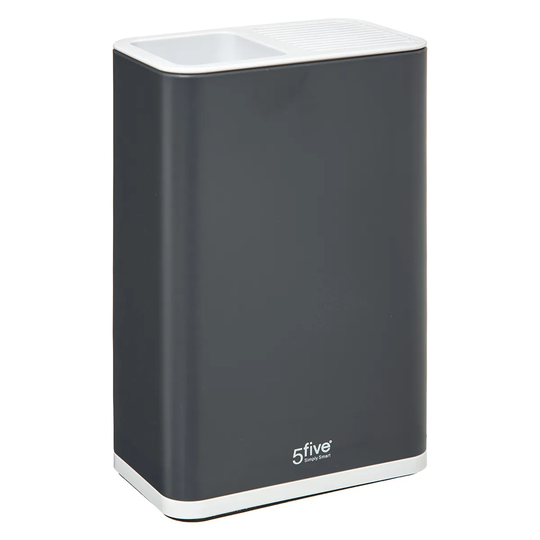 5Five Neo Knife and Utensil Block - Grey