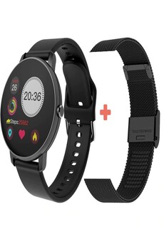 2020 Full Touch Waterproof Smart Watch for Android and IOS Black