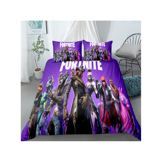 (Pattern 21, Double) Fortnite Bedding Single Double Duvet Cover