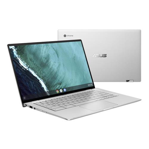 ASUS Chromebook Flip C434TA-AI0040 notebook 35.6 cm (14") Touchscreen Full HD Intel Core m3 4 GB LPDDR3-SDRAM 64 GB eMMC Wi-Fi 5 (802.11ac) Chrome OS Silver