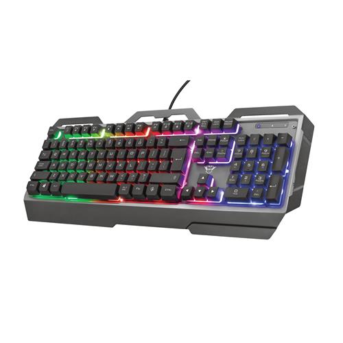 Trust GXT 856 Torac keyboard USB QWERTY UK English Black