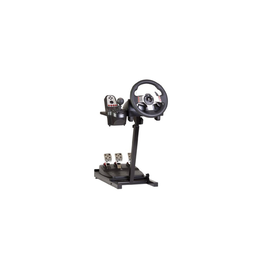 The Ultimate Steering Wheel Stand in Black - suitable for Logitech, Xbox, Madcatz and Thrustmaster