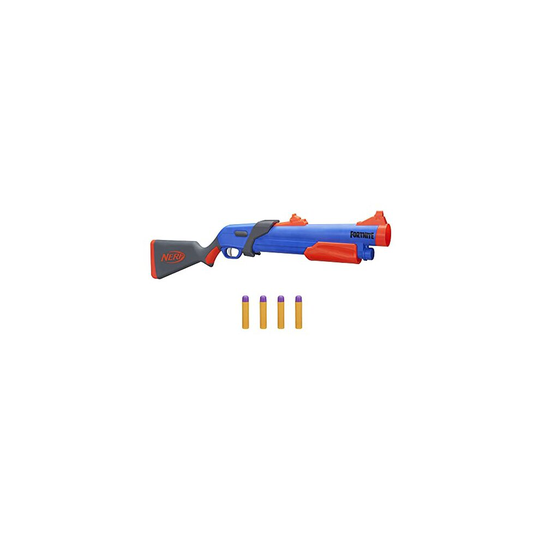 Nerf Fortnite Pump SG Blaster - Pump Action Mega Dart Blasting - Breech Load - 4 Official Nerf Mega Darts - For Youth, Teens, Adults