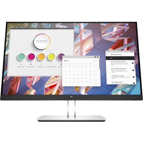 HP E-Series E24 G4 60.5 cm (23.8") 1920 x 1080 pixels Full HD LCD Black Silver