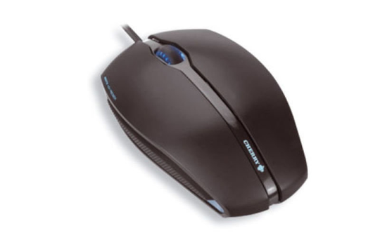 Cherry Gentix Illuminated USB Wired Optical Mouse, Black