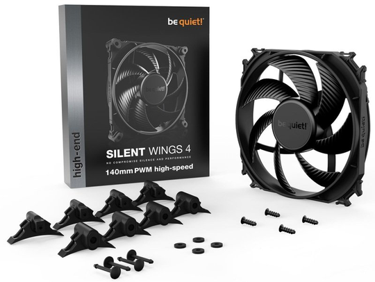 be quiet! 140mm Silent Wings 4 PWM Highspeed Fan