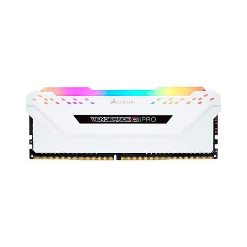 Corsair 8GB (1x8GB) Single Channel Vengeance RGB Pro White OEM (DDR4 3200/16/v) - CM4X8GD3200C16W4W