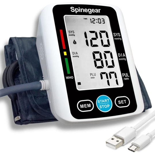 2022 Automatic Blood Pressure Monitor UK NHS CE Certified USB Voice Digital Upper Arm BP Machine Large Cuff