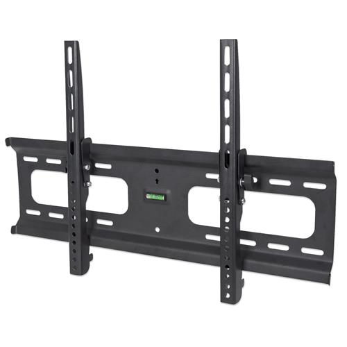Manhattan TV & Monitor Mount Wall Tilt 1 screen Screen Sizes: 37-65" Black VESA 200x200 to 600x400mm Max 75kg LFD Lifetime Warranty
