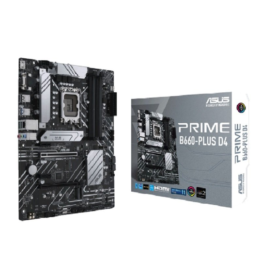 Asus Prime B660-Plus D4 Atx Motherboard