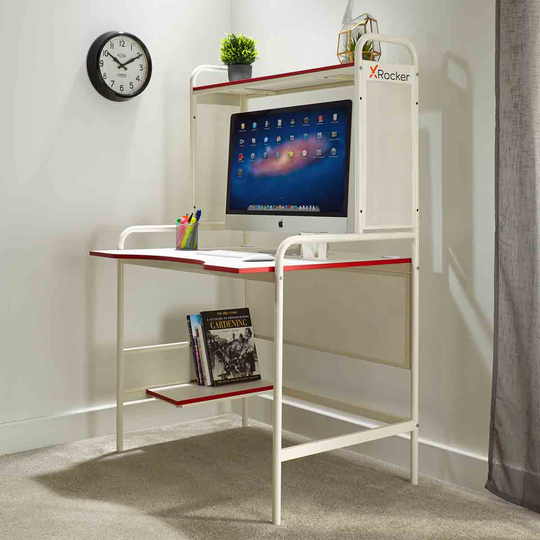X Rocker Icarus Gaming Desk - White