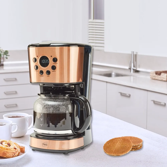 Neo Coffee-cop 1.5L Filter Coffee Maker Machine - Copper