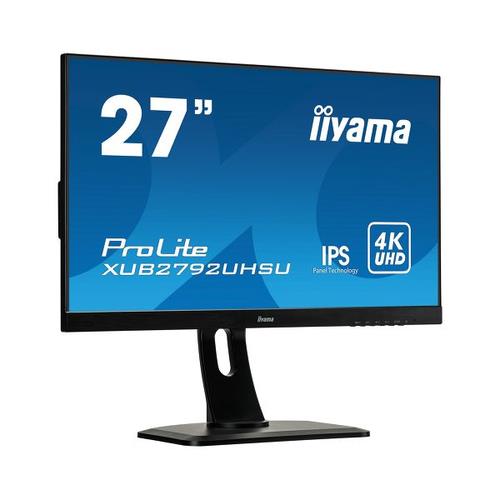 iiyama ProLite XUB2792UHSU-B1 LED display 68.6 cm (27") 3840 x 2160 pixels 4K Ultra HD Black