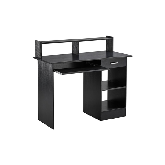 (Black) Yaheetech Computer Desk Home Office Desktop Table