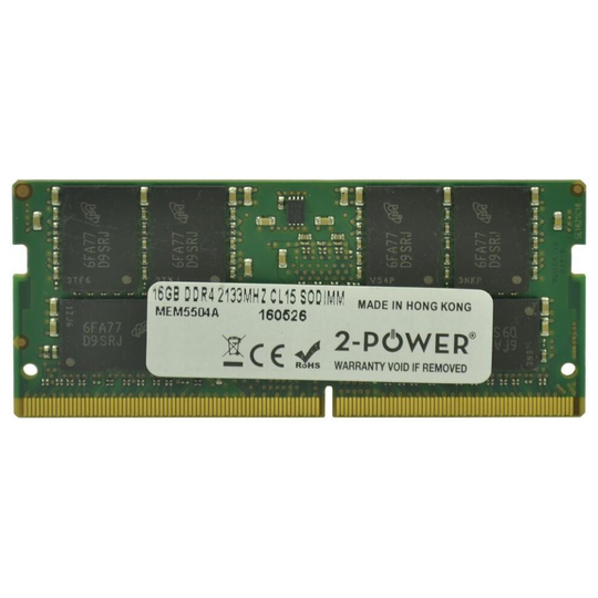 2-Power 16GB DDR4 2133MHZ CL15 SoDIMM Memory - replaces 03X7049