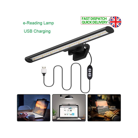 USB Charging E-Reading Monitor Screen Light LED Laptop Notebook Lamp
