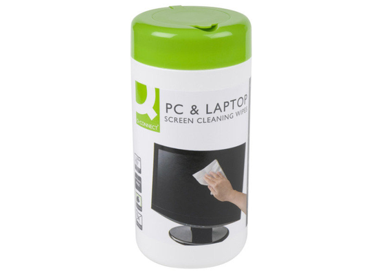 Q Connect Screen & Keyboard Cleaning Wipes Pack 100 in Tub