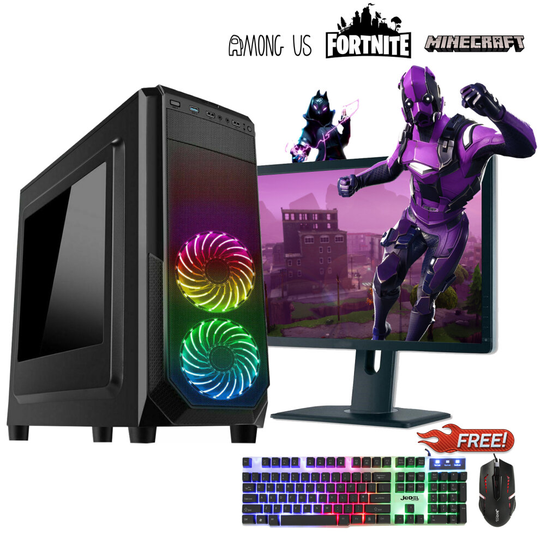 Nox Gaming PC Prism - Fast Intel Quad Core i5 16GB RAM 1TB HDD Bundle