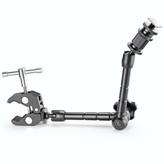 11" Magic Arm+Super Clamp Crab Plier Clip for Camera DSLR LCD Monitor