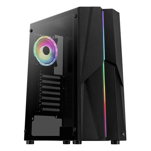 Aerocool Glider Tempered Glass Black