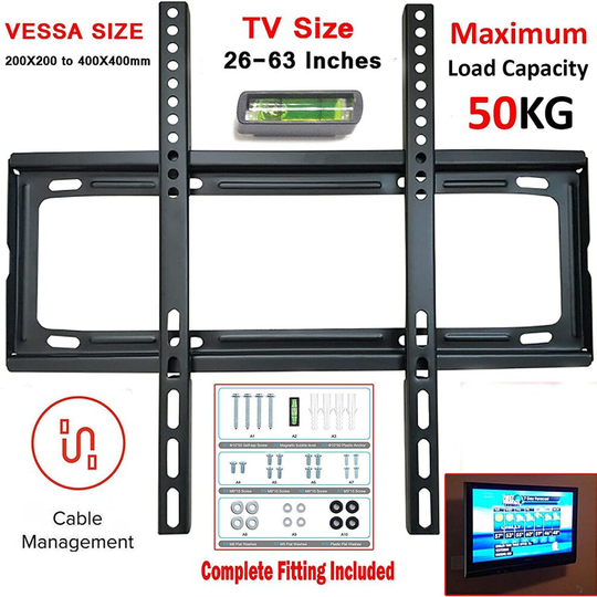 TV WALL MOUNT SWIVEL TILT BRACKET LCD LED PLASMA