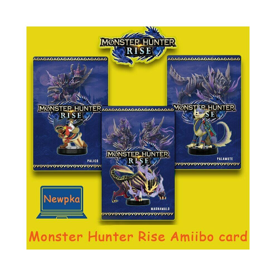 (Mini Size) Monster Hunter Rise AMIIBO Card for NS Switch