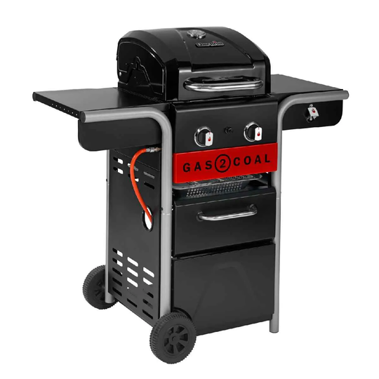 Char-Broil Gas2Coal 210 Hybrid BBQ Grill - Black