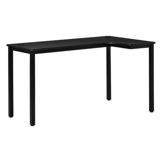 HOMCOM L Shaped Corner Desk Computer Workstation Large Pc Gaming Desk 145 X 81 X 76Cm