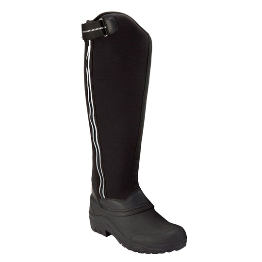 (Black, UK 6) White Horse Equestrian Neo Vis Boot - Stable Mucker Stable Winter Non Slip Walk