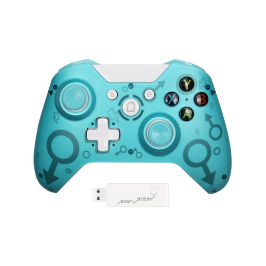 (Blue) Wireless Controller For xBox One And Microsoft Windows 8 10 Bluetooth Gamepad