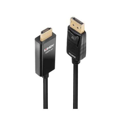 0.5m Active DisplayPort to HDMI Cable with HDR