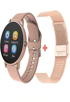 2020 Full Touch Waterproof Smart Watch for Android and IOS Gold