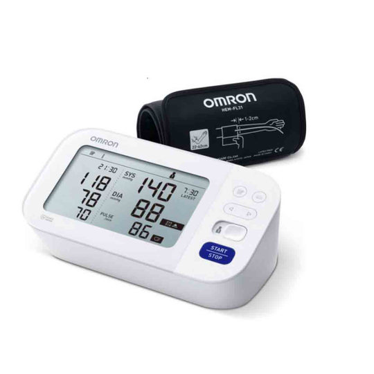 Omron OMRM6COMFORTY19 M6 Comfort Automatic Upper Arm Blood Pressure Monitor - White
