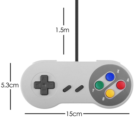 Retro x2 SNES Compatible Replacement Controller Gamepad - By TRIXES