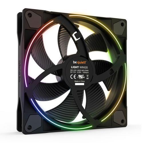 be quiet! Light Wings 140mm ARGB PWM Fan Black
