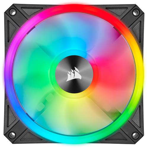 Corsair CO-9050097-WW computer cooling system Computer case Fan 12 cm Black Grey
